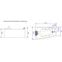 TopDesign spabad 161x101 - 1 personers - Venstrevendt