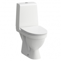 Laufen Kompas gulvstående toilet med LCC og uden skyllekant - Skjult s-lås
