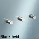 Vola T17 - 18 håndklæde kroge 28mm (4 stk.) - blank hvid