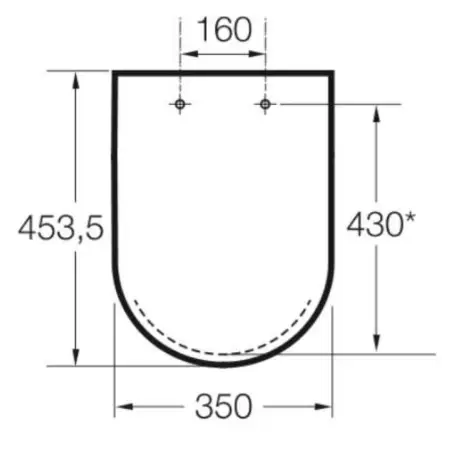 Laufen Roca Gap rimless Væghængt toilet inkl. sæde, soft close & quickrelease