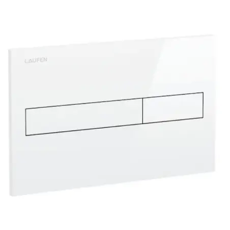 Laufen Roca betjeningsplade dobbeltskyl Hvid plast