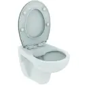 Ideal standard Børma Eurovit væghængt toilet inkl. sæde med softclose
