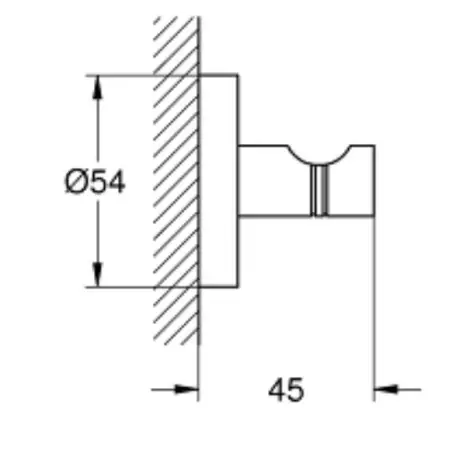 Grohe Essentials håndklædekrog - børstet warm sunset