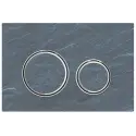 Geberit Sigma 21trykknap skifer krom - 617080268