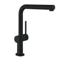 Hansgrohe Talis M54 køkkenarmatur i mat sort med udtrækstud - 705850501
