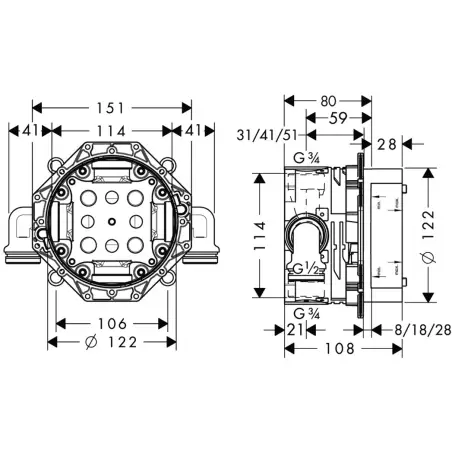 HG iBox t/indmuring