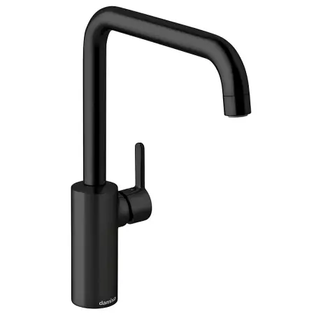 Damixa Silhouet køkkenarmatur i mat sort, høj tud - vvs nr.: 705760711