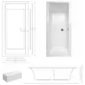 Danline Copenhagen spabad, platin-pakke - 190 x 90 cm