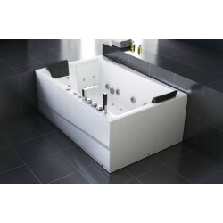 TopDesign spabad 180x120 - 2 personers - Topmodel