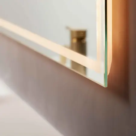 Cassøe Luca spejl med front og baggrundslys - 100 x 80 cm