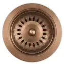 Lavabo universal afløbssæt med overløb, PVD kobber