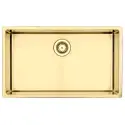 Lavabo Kubus 700 køkkenvask, 74X44cm, PVD messing