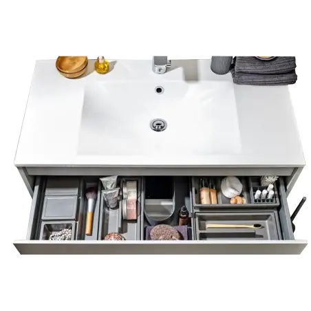 Alterna Luxor Vaskeskab 120 cm, Mat hvid