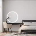 Nordic Bad Puk 1 rundt LED-spejl, Ø100 cm