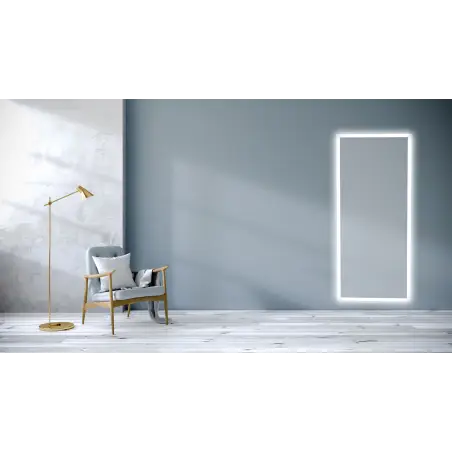 Nordic Bad Tenna 1 LED-spejl, 160 x 70 cm