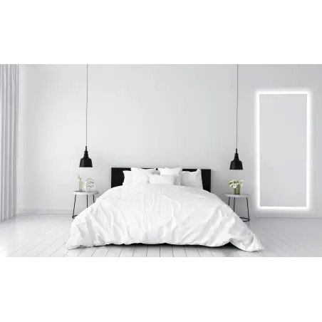 Nordic Bad Tenna 1 LED-spejl, 160 x 50 cm