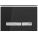 Geberit Sigma 50, kantet betjeningsplade - Sort/krom