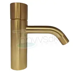 Vola HV1E - 59 Berøringsfrit håndvaskarmatur i børstet messing natur - til batteri