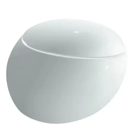 Laufen Alessi hængeskål 58,5 cm design skål, rimless - rengøringsvenlig