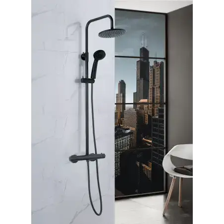 Nortiq brusesystem med termostat - Mat sort