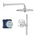 Grohe Grohtherm SmartControl sampak med Brusesæt med hovedbruser - krom
