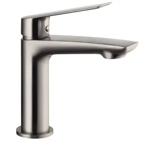 Cassøe Sleek håndvaskarmatur med bundventil - Børstet krom