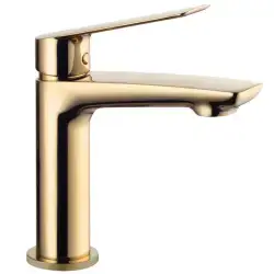 Cassøe Sleek håndvaskarmatur med bundventil - Blank messing