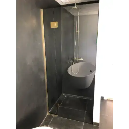 Nicheløsning dør på væg 8 mm, B: op til 1400 x H: max 2000mm - på specialmål