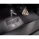 BLANCO ETAGON 500-U, 53 x 46 cm, køkkenvask i SILGRANIT - Sort