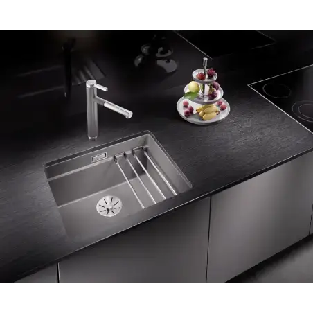 BLANCO ETAGON 500-U, 53 x 46 cm, køkkenvask i SILGRANIT - Sort