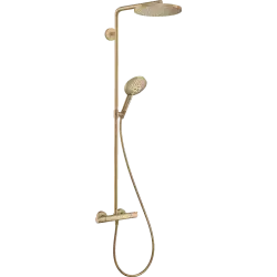Hansgrohe Raindance select S 240 PowderRain showerpipe 1jet, børstet bronze