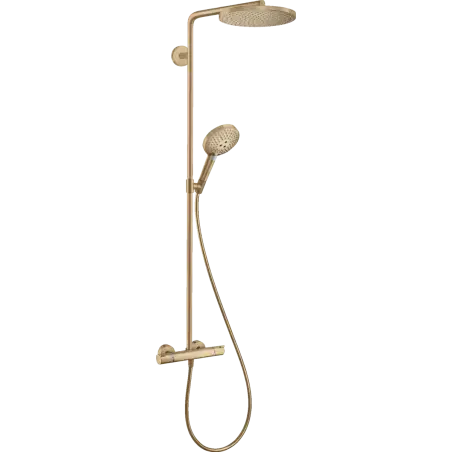 Hansgrohe Raindance select S 240 PowderRain showerpipe 1jet, børstet bronze