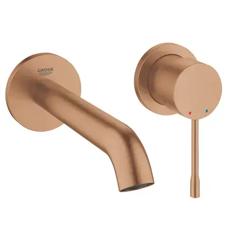 GROHE Essence new håndvaskarmatur m-size til indbygning - Børstet Warm Sunset
