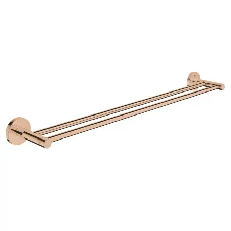 GROHE Essentials Dobbelt håndklædestang 600 mm - Poleret Warm Sunset