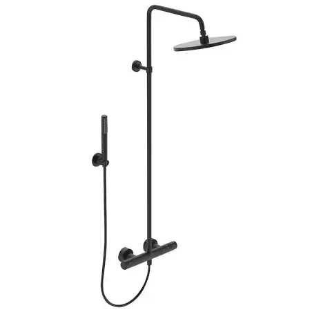 Ideal Standard Idealrain T25 Brusesystem Silk Black - mat sort