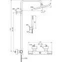 Ideal Standard Idealrain T25 Brusesystem Silk Black - mat sort