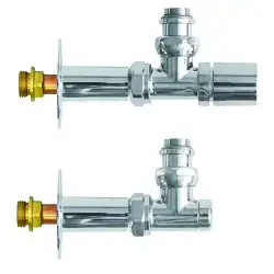 Alterna Design ventilsæt krom