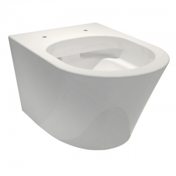 Alterna IMAGE compact væghængt toilet, uden skyllekant - hvid