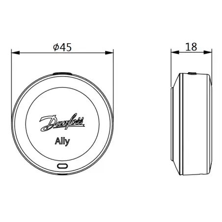 Danfoss Ally rum sensor