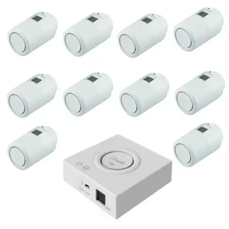 Danfoss Ally Starter Pack – gateway med 10 termostater