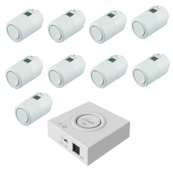 Danfoss Ally Starter Pack – gateway med 9 termostater