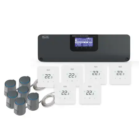Roth Touchline SL, gulvvarmestyring - til 6 kredse