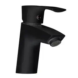 Nortiq Seattle håndvaskarmatur, uden bundventil, mat sort