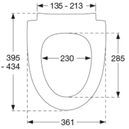 Pressalit Sway Norden, toiletsæde, soft close, liftoff, mat sort