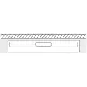 Unidrain Afløbsarmatur 1004, 600 mm, bagflange