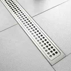 Unidrain rist Classic, 600 mm - Rustfrit stål/Børstet