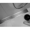 Unidrain rist Classic, 300 mm - Rustfrit stål/Børstet