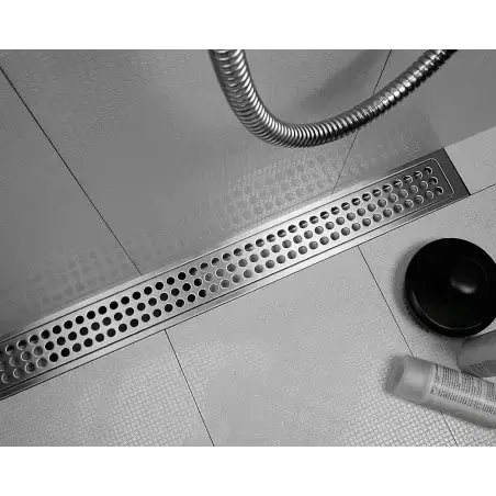 Unidrain rist Classic, 700 mm - Rustfrit stål/Børstet