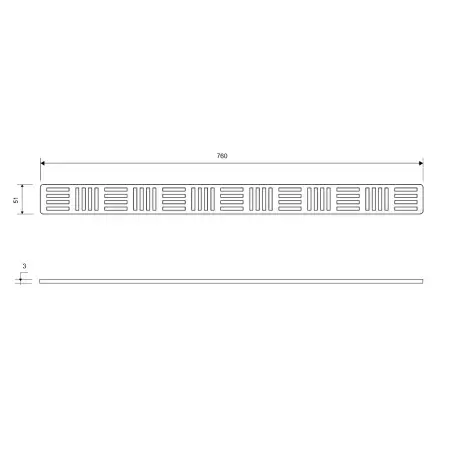 Rist Inca design L800mm