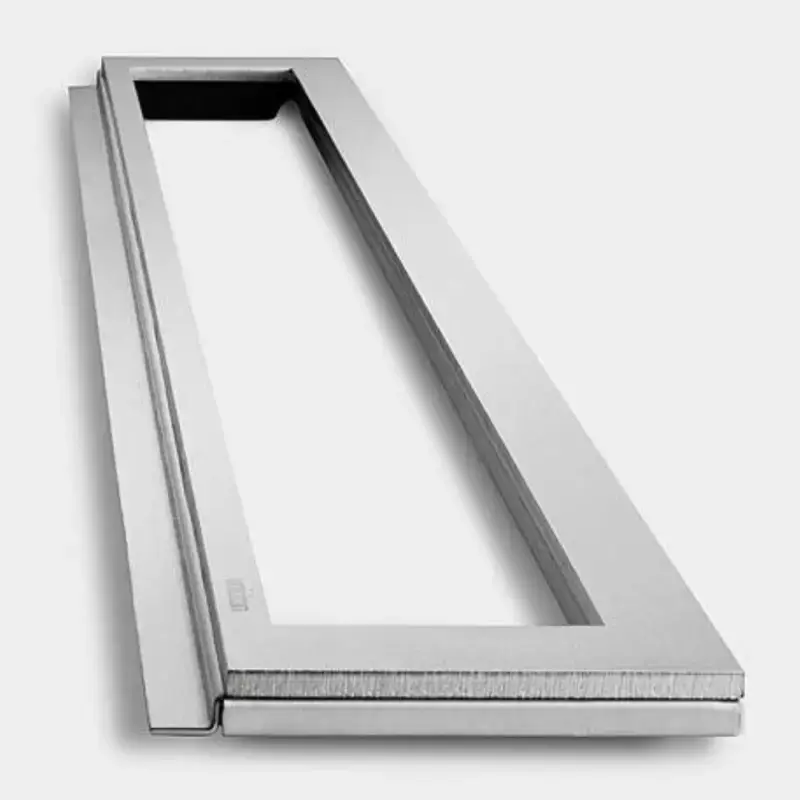Unidrain 1910 Highline ramme, 900 mm, højde 10 mm, Børstet stål